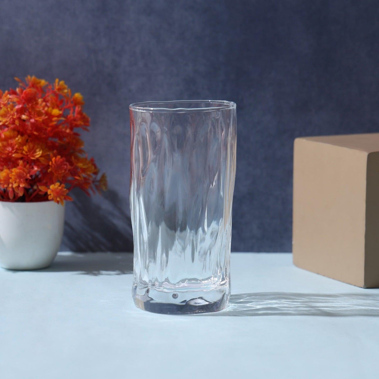 Zigzag Tall Glass | Set of 6 | 415 ml