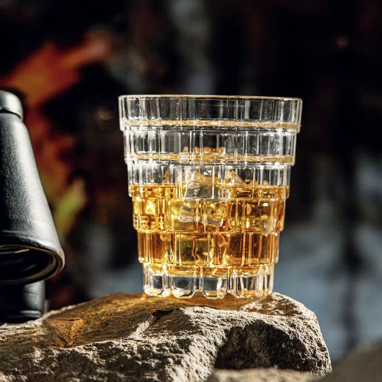 Set of 6 Stack Style Whiskey Glasses