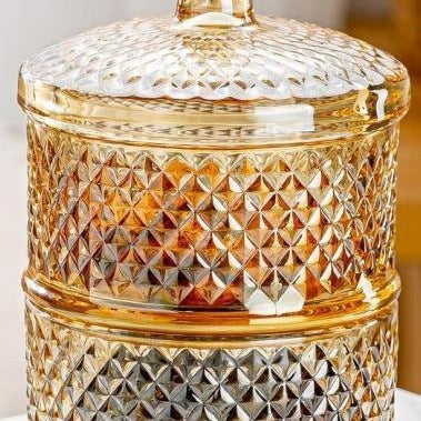 Double Storey Candy Jar with Lid