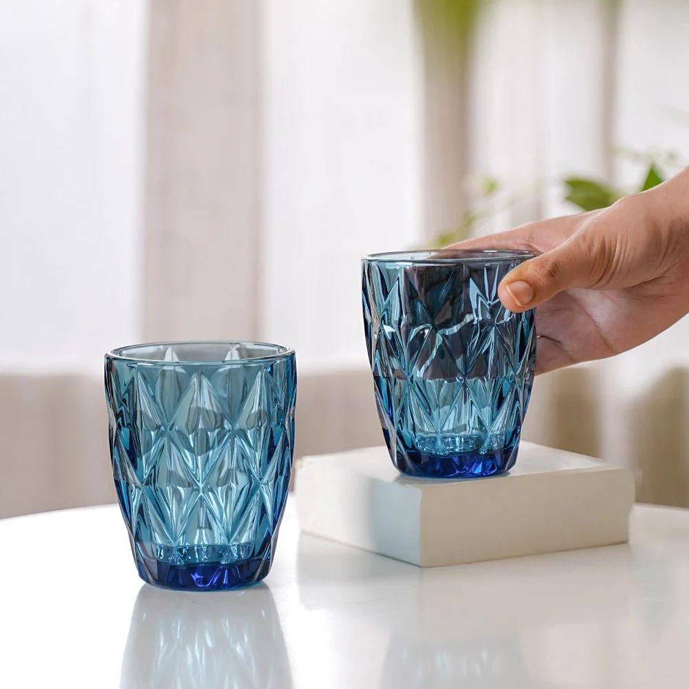 Grace Deval Blue Tumbler 280ML Set of 6 - Amora Crockery
