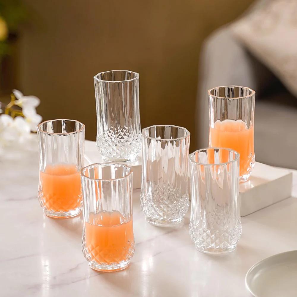 Set of 6 HighBall Tumbler Set 360 ml - Amora Crockery