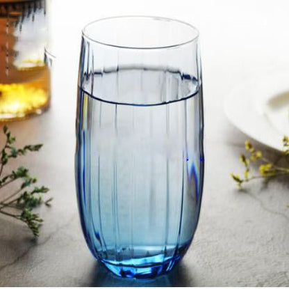 Blue Color Water and Juice Glasses