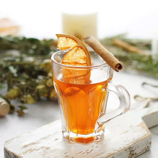 Glass Tea Cup set | Set of 6 | 160 ml