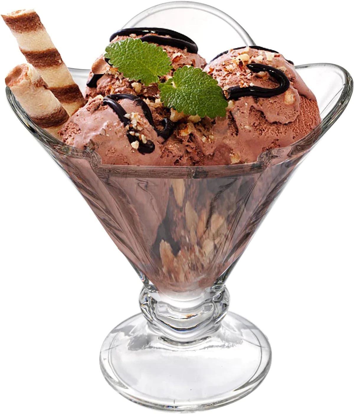 Transparent Ice Cream and Dessert Bowl - Set of 3