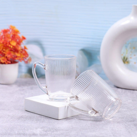 Ribbed Tea and Coffee Cup Set of 6