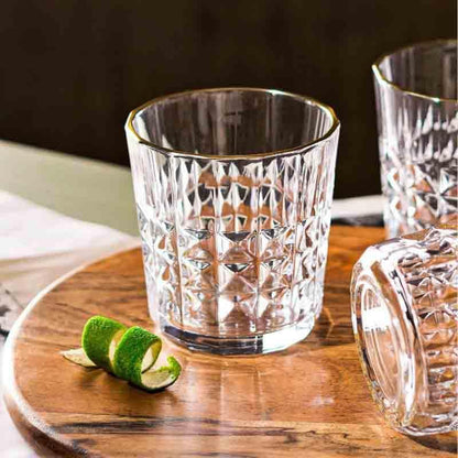 Set of 6 Crystal Clear Whiskey Glasses