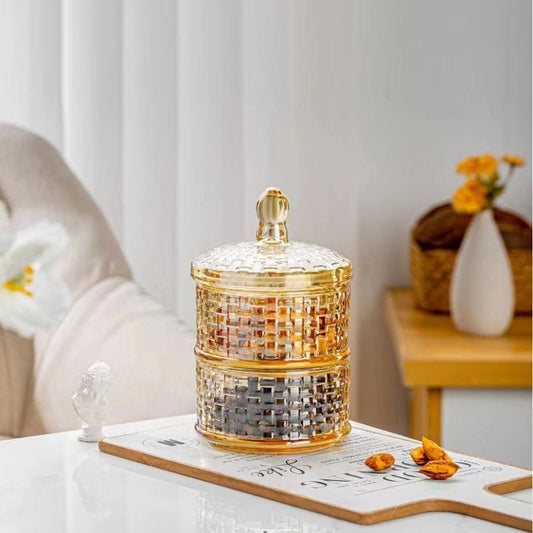 Double Storey Candy Jar with Lid