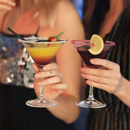 Martini Cocktail Stem Glasses Set of 6