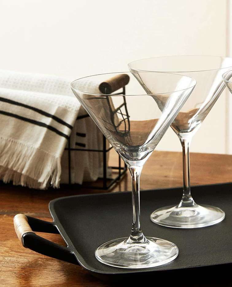 Martini Cocktail Stem Glasses Set of 6