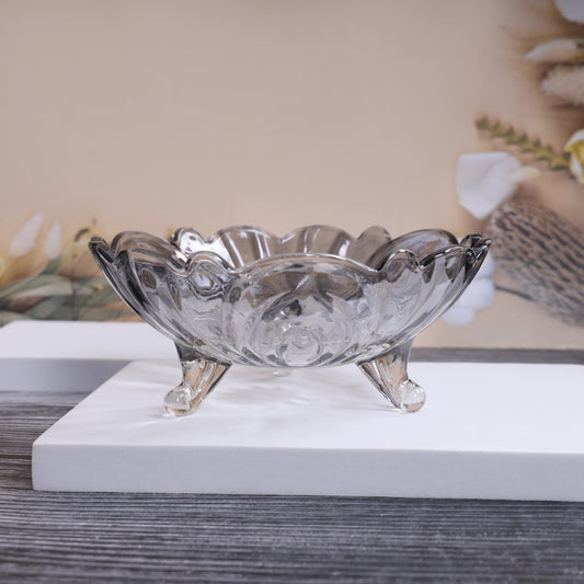 Classy Smokey grey Fruit Bowl for Dinning Table