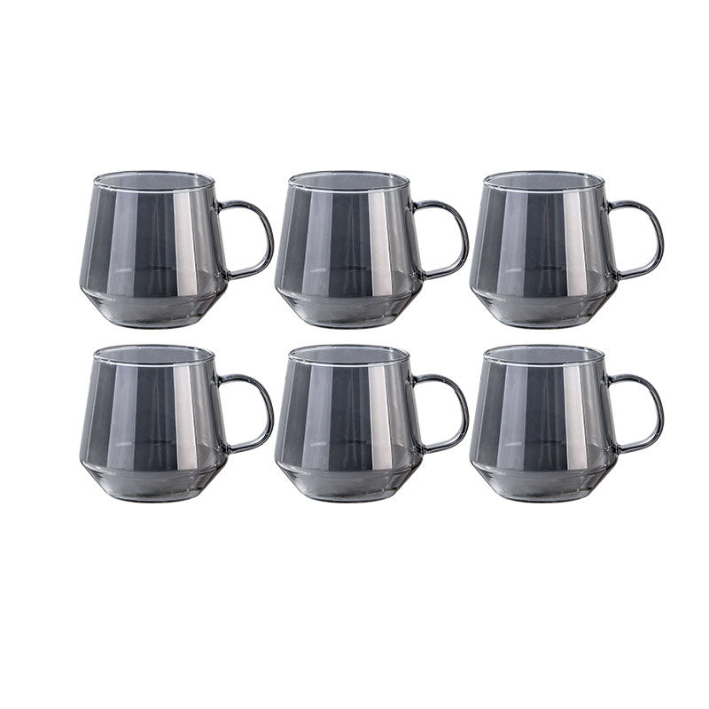 Smokey Grey Color Mug - Set of 6