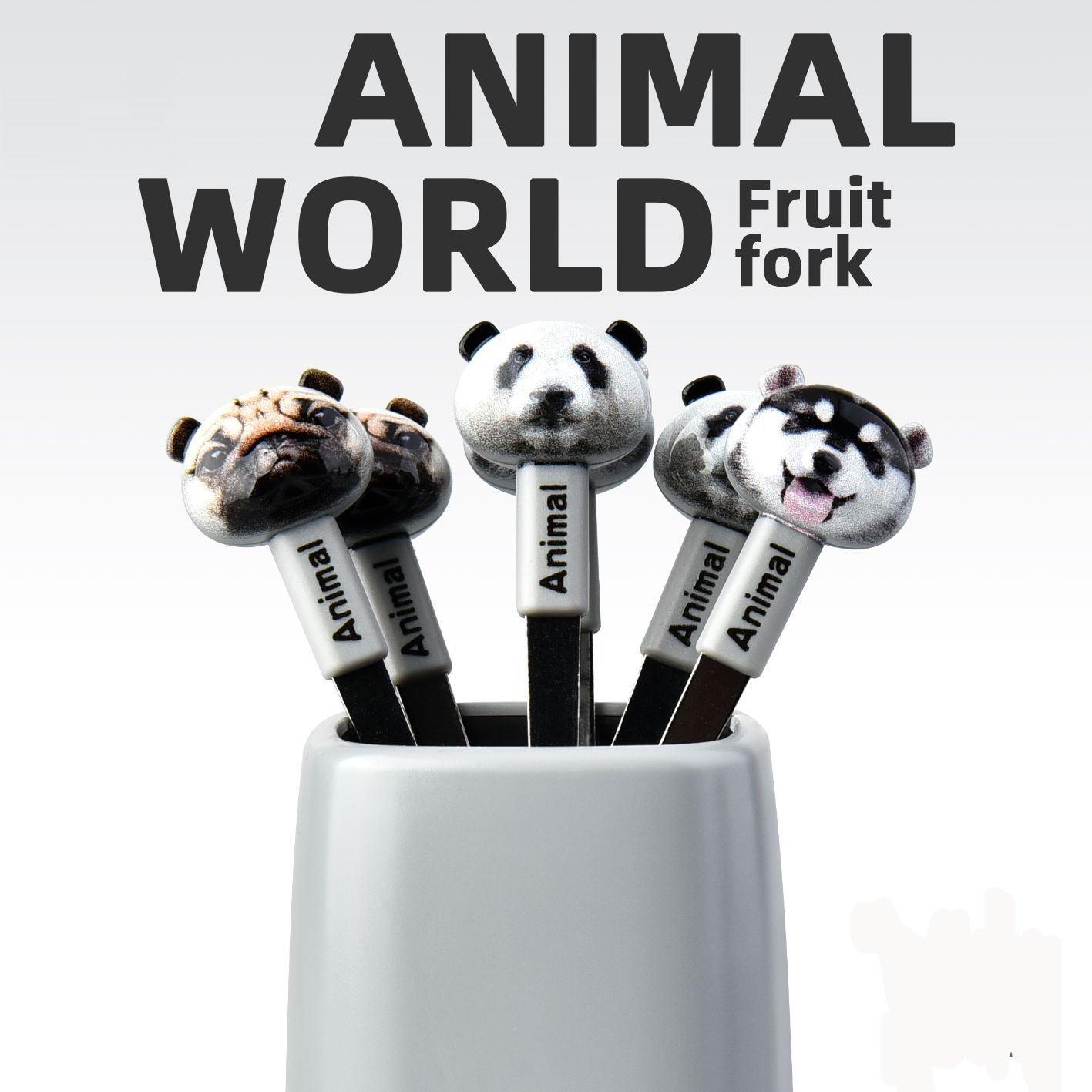 Animal World Fruit Fork - Amora Crockery