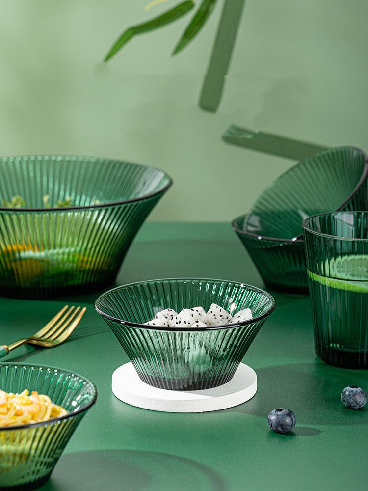 Bowl Set in Hot Green Color (Set of 4) - Amora Crockery