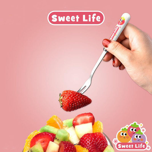 Ceramic Sweet life Fruit Fork - Amora Crockery