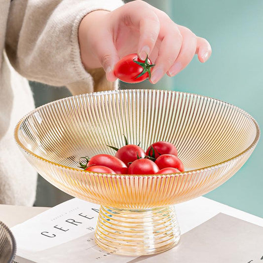 Glass Fruit Bowl for Dinning Table - Amora Crockery
