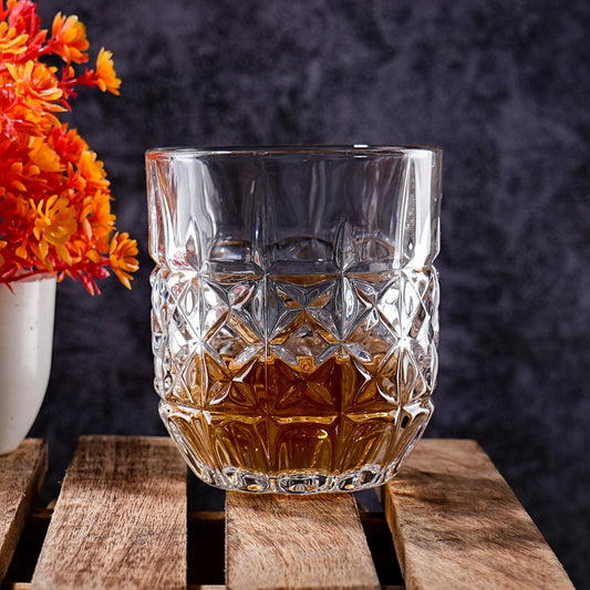 Harmony Whisky Glass Set ( Set of 6 ) - Amora Crockery