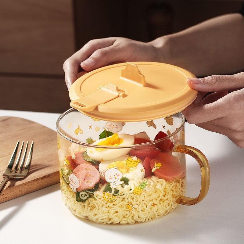 Maggie and Noodle Bowl Yellow Color 1.2 Liter - Amora Crockery