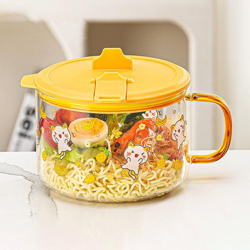 Maggie and Noodle Bowl Yellow Color 1.2 Liter - Amora Crockery