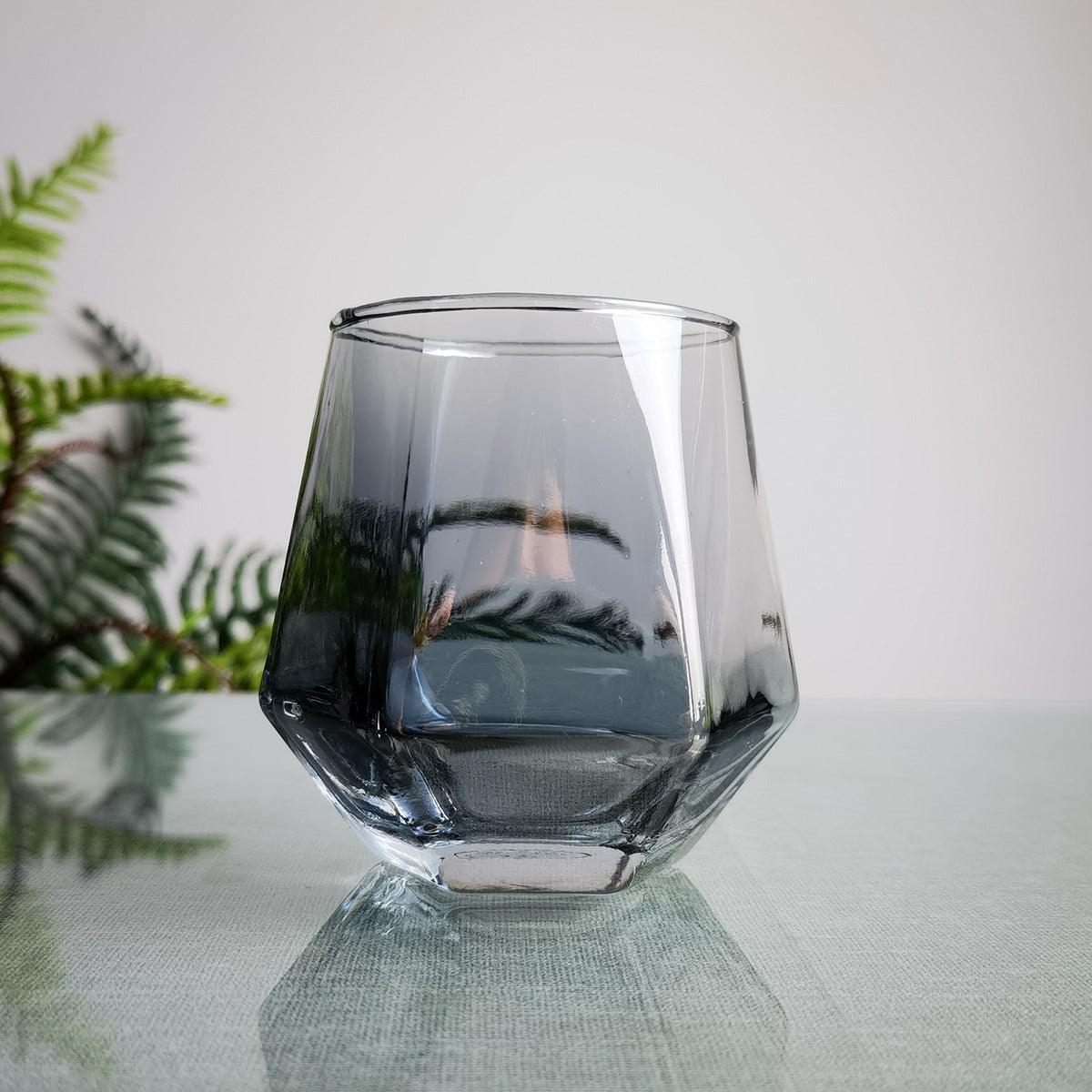 Smoked Edge Glasses 310 ml (Set of 6) - Amora Crockery